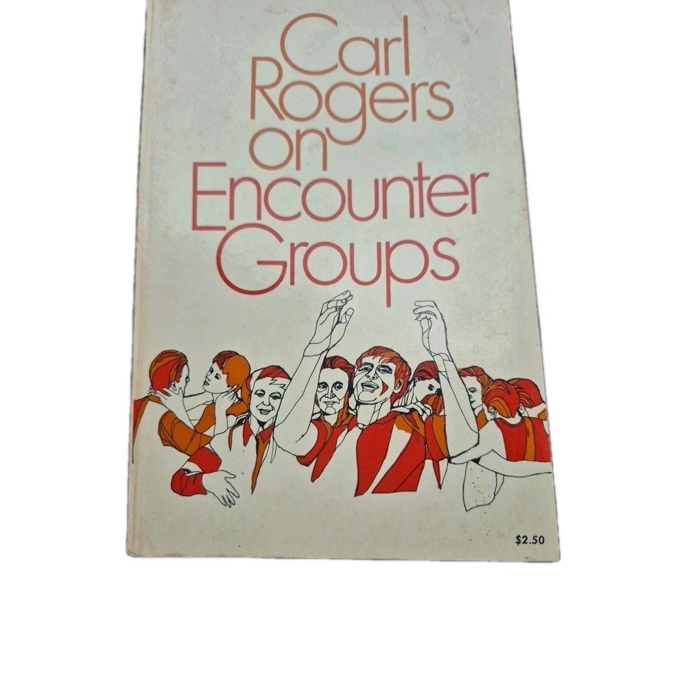 Harper & Row Paperback Unisex OS White Carl Rogers Encounter Groups Vintage Good